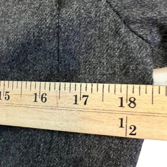 Vintage Mulberry Street Gray Wool Blend One Button Blazer Size‎ 10 - Picture 6 of 10